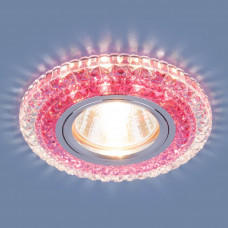 Встраиваемый светильник Elektrostandard 2193 MR16 CL/PK прозрачный/розовый 4690389098888