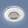 Встраиваемый светильник Elektrostandard 2244 MR16 SL/WH зеркальный/белый 4690389148897