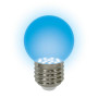 Лампа светодиодная (04423) Uniel E27 0,65W Blue синий LED-G45-0,65W/BLUE/E27