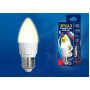 Лампа светодиодная диммируемая Uniel E27 7W 3000K матовая LED-C37 7W/3000K/E27/FR/DIM PLP01WH UL-00004297